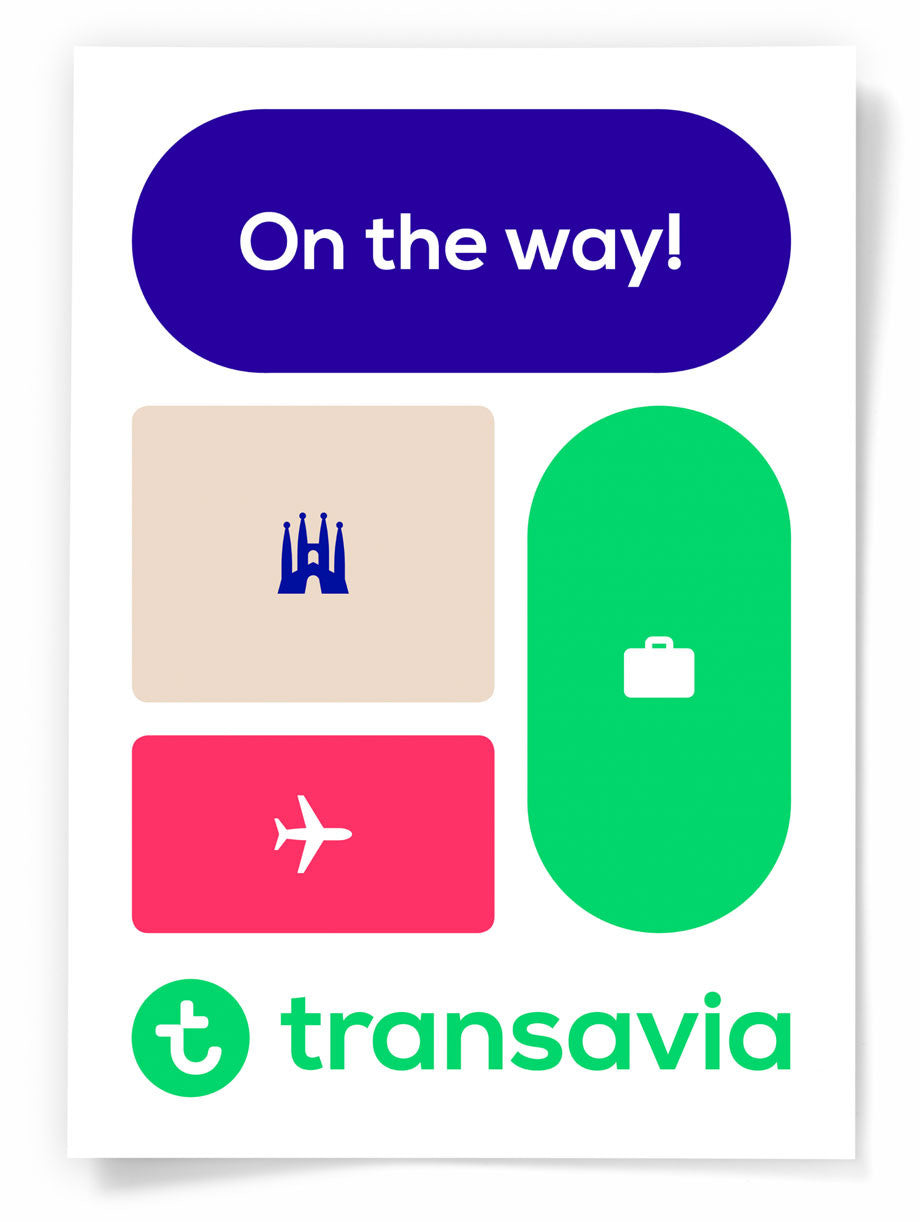 #Transavia branding On the Way by #StudioDumbar. Custom icons by #Dutchicon. #icondesign www.dutchicon.com